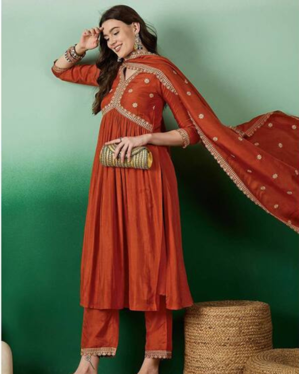 A-Line Kurta Set