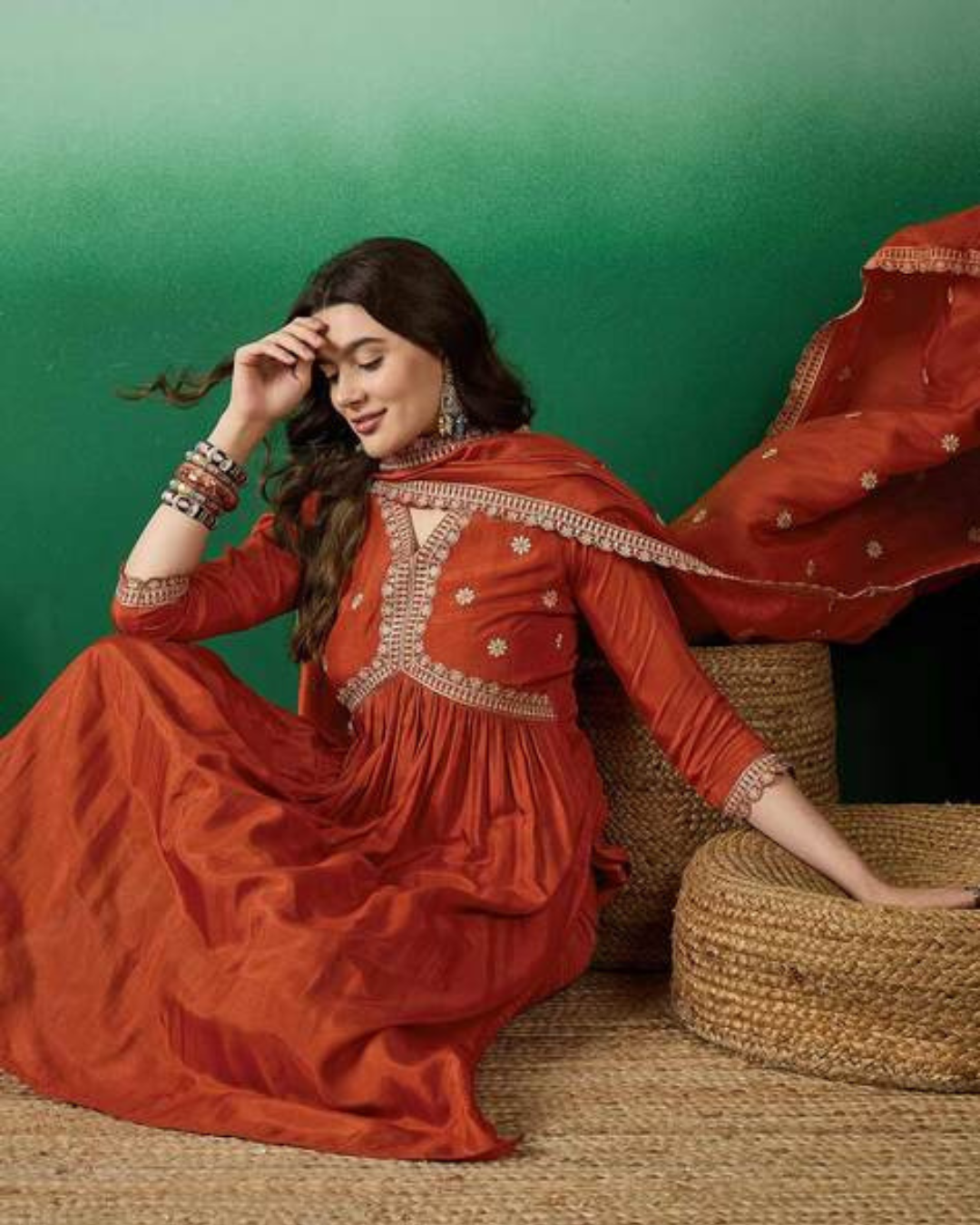 A-Line Kurta Set